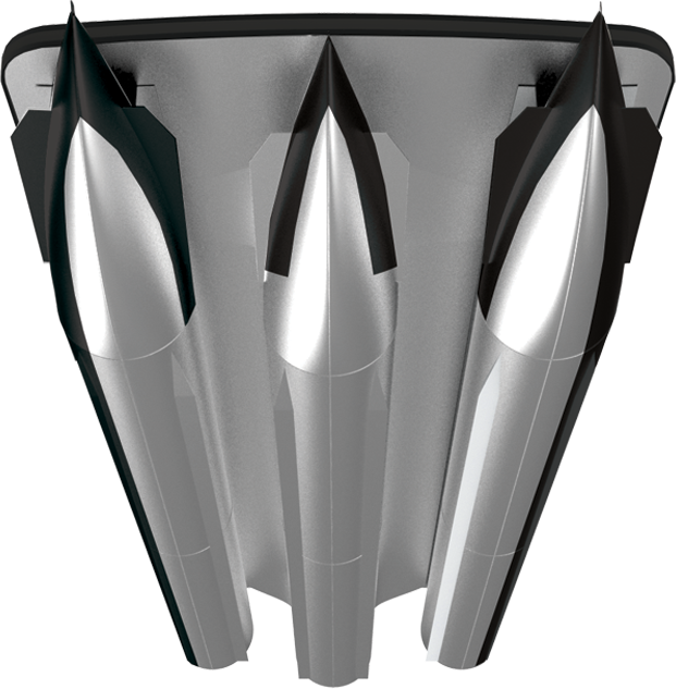 Under the hull of the Triple Tube Sport Package Black Edition