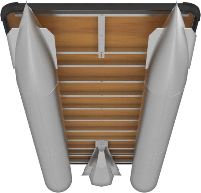 Under the hull of the Two Tube Package