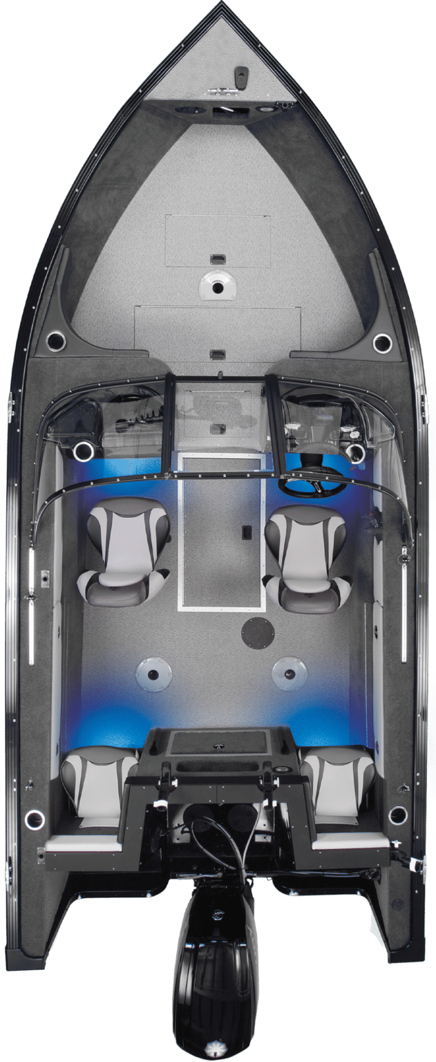 Overhead photo of 18 xtr troller