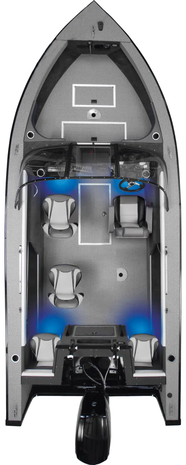 Overhead photo of 20 xtr troller