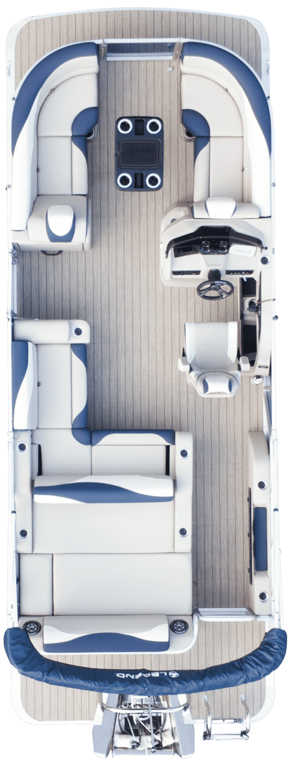 Overhead photo of série q dual lounge
