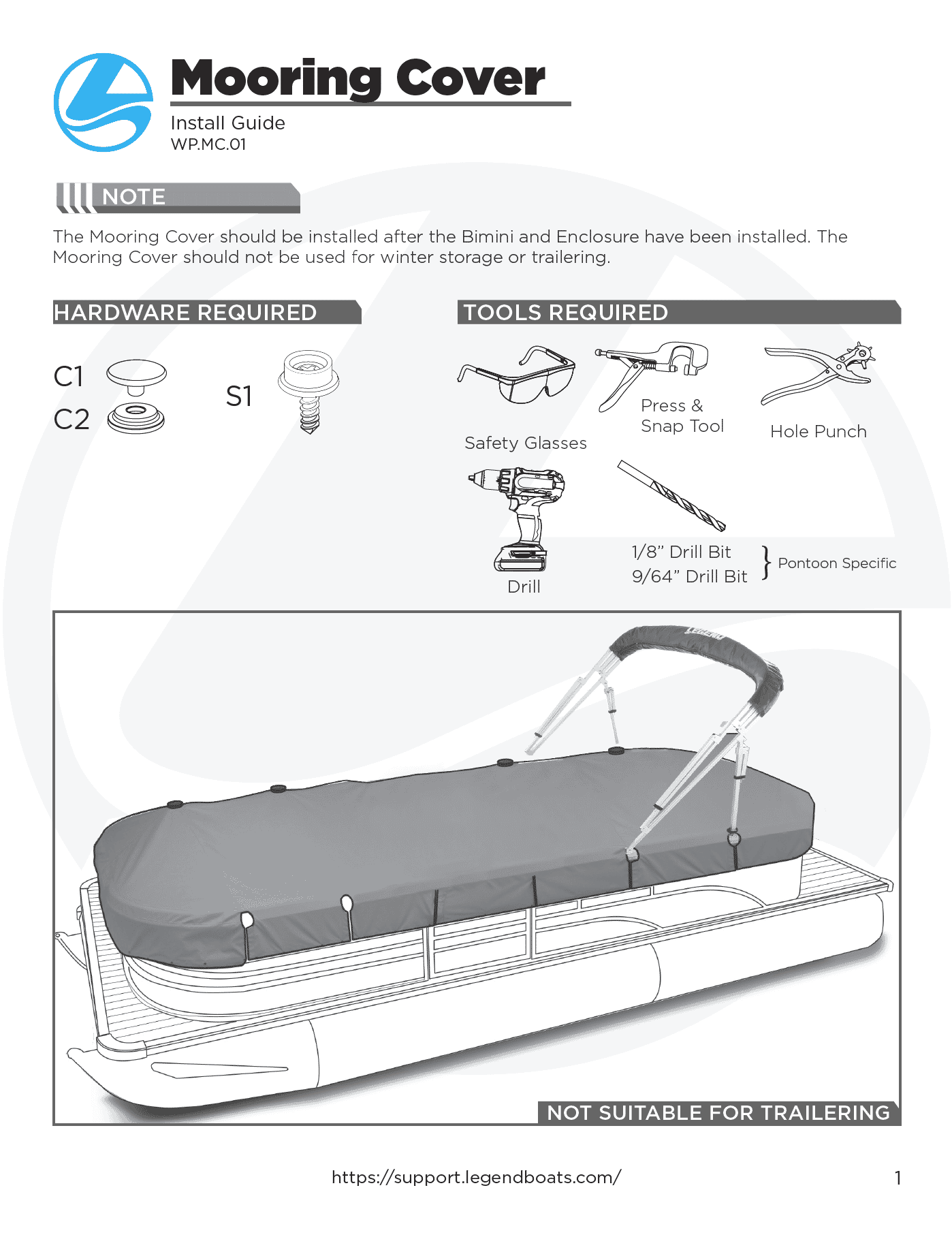 Mooring Cover Installation Guide Guides Legend Boats