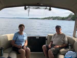 Legend Boats founding family enjoying time on the water