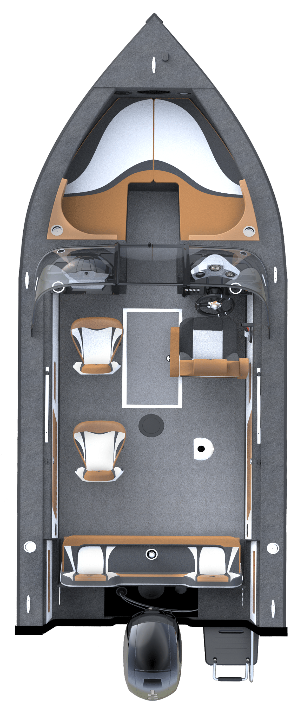 Overhead view