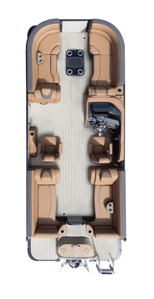 Overhead photo of lounge