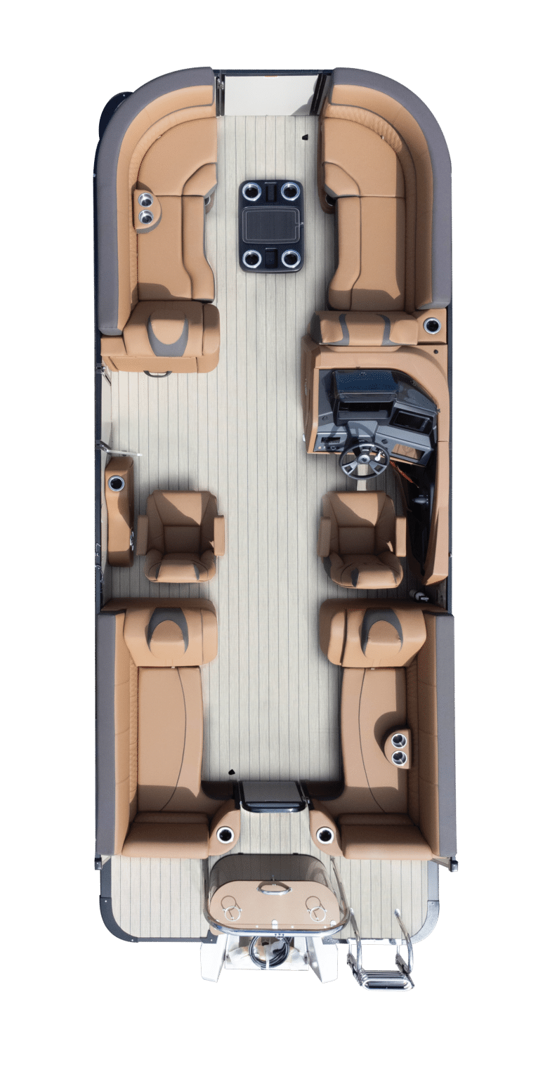 Overhead photo of lounge