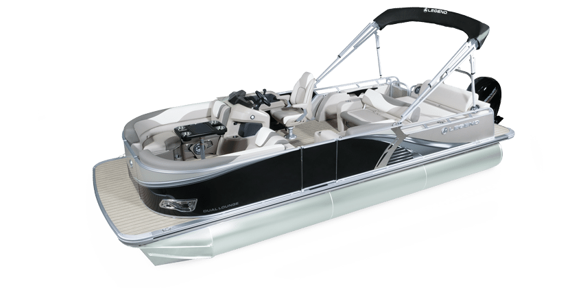 Front angle image of the q-series dual lounge