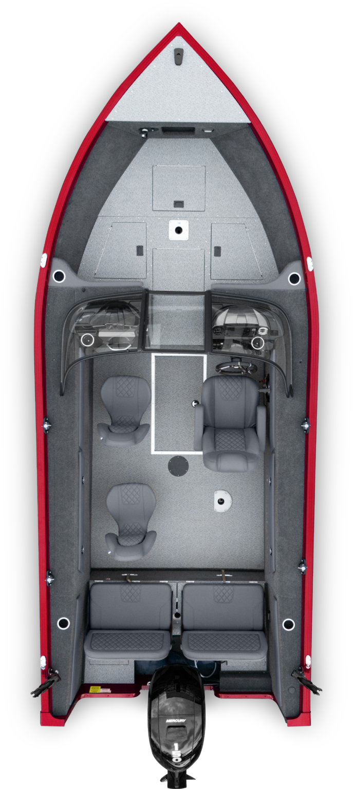 Overhead photo of 20 xt black / chilli pepper red