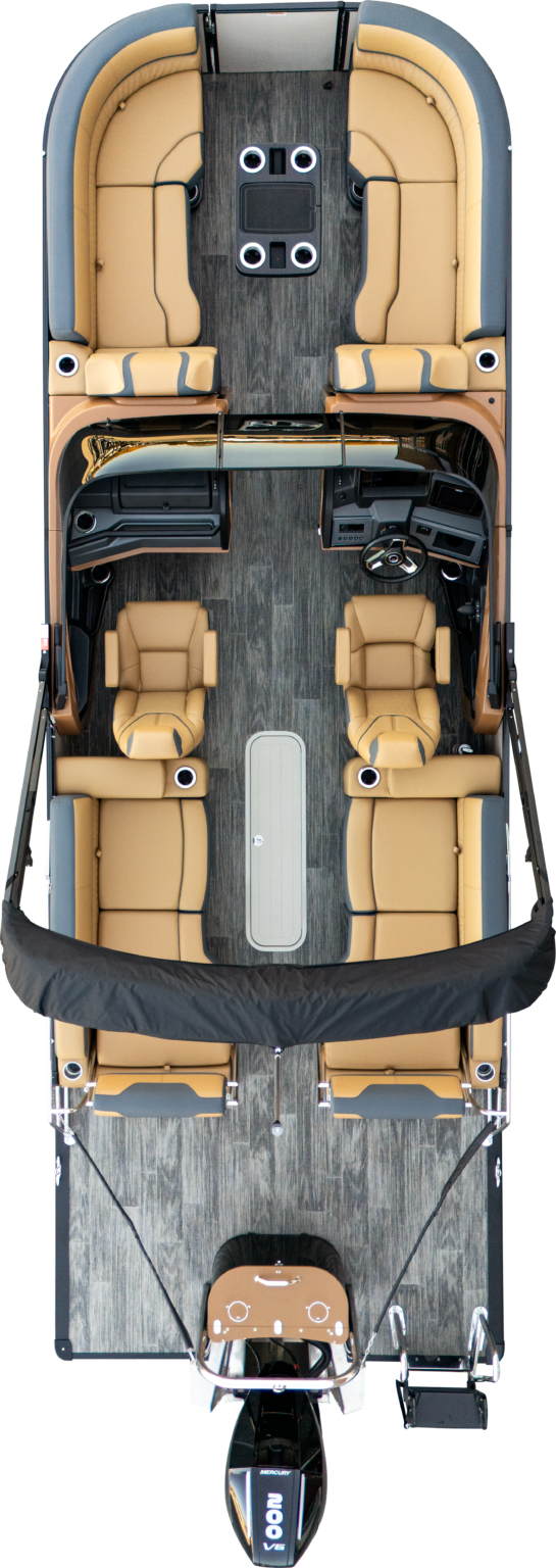 Overhead photo of vetta levata 23 qls windshield black