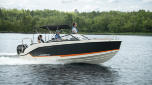 Legend Boats - Three people cruising