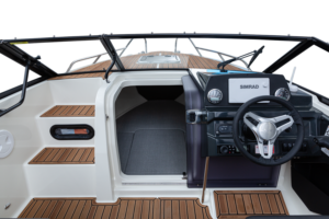Legend Boats - helm and entrance